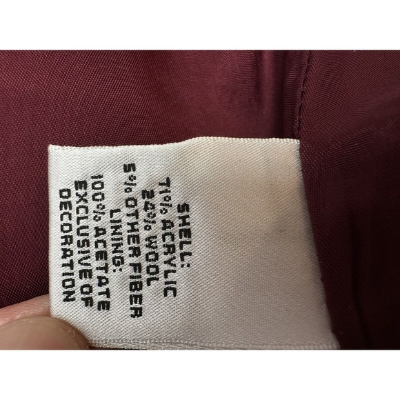 Vintage Talbots Wool Herringbone‎  zipper  A-Line Skirt Women's 4P  Academia - Picture 11 of 11